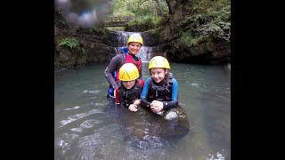 Gorge Walking with Adventures Wales [upl. by Assirahs]