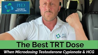 The Best TRT Dose  When Microdosing Testosterone Cypionate amp HCG [upl. by Iron455]