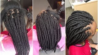 HOW TO DO  HOW BOX BRAIDS ARE DONE  NEAT AND EASY TUTORIAL [upl. by Helfand176]