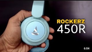 boAt Rockerz 450R Wireless Headphones Unboxing amp Review in Hindi [upl. by Lovato]