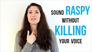 Freyas Singing Tips How to sing RASPY without KILLING your VOICE [upl. by Anirres225]