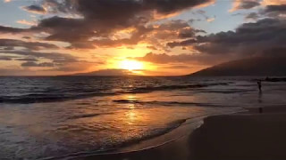 Live Maui Sunset From Kihei Hawaii [upl. by Georglana]