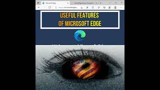 Microsoft Edge Useful Features shorts youtubeshorts ytshorts trending [upl. by Notliw102]