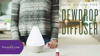 How to Use the Young Living Dewdrop Ultrasonic Diffuser [upl. by Edgell781]