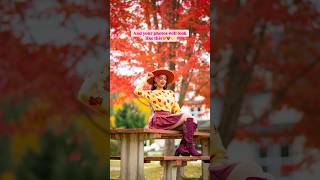 Fall photo idea🍁 posing howtopose posesideas poses posingtips shorts viralvideo pose [upl. by Paton]