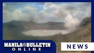 Phivolcs records two phreatic eruptions in Taal Volcano [upl. by Edgell]