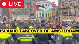 🚨 LIVE Islamists Take Control Of Amsterdam [upl. by Thurlough]