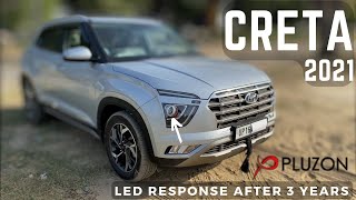 CRETA Upgraded Headlights Response After 3 Years 😲  CRETA EEXS [upl. by Lamaaj]