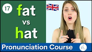 Practice Your English Pronunciation f vs h Sounds in this best English pronunciation course [upl. by Jorgan462]