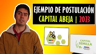 Cómo postular capital semilla o capital abeja 2023 [upl. by Eimaj]