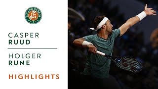 Casper Ruud vs Holger Rune  Highlights Quarterfinals I RolandGarros 2022 [upl. by Ostler823]