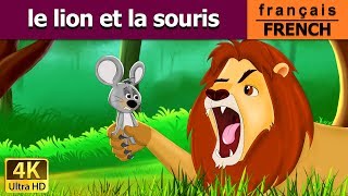 Le Lion et la Souris  Lion and the Mouse in France  Contes De Fées Français FrenchFairyTales [upl. by Laurene]