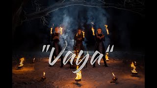 Fire show quotVayaquot 2019 Christmas tree burning in Tartu [upl. by Anoel]