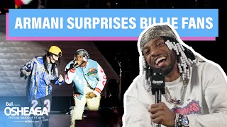 Armani White reacts to Billie Eilish performance at OSHEAGA [upl. by Becca]