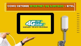 INTERNET ILIMITADO DE ALTA VELOCIDAD  4G  5G  BITEL [upl. by Krenn]