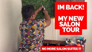 Returning to the salon after 35 months My Salon Tour Hair Salon Reopening Tour [upl. by Imefulo]