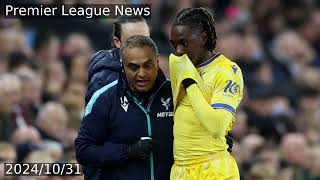 Crystal Palace dealt new double injury blow as Villa win comes at cost [upl. by Ifen]