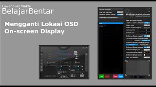 Cara Mengganti Lokasi Onscreen Display OSD MSI Afterburner [upl. by Yrtnej505]