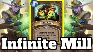 INFINITE Mill Druid Super Fun Elise Floop OTK Combo  Hearthstone [upl. by Ealasaid]