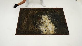 The Most Beautiful Rug I Have Ever Cleaned  Satisfying ASMR Carpet Cleaning [upl. by Maison666]