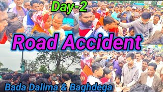 Road Accident Bada Dalima amp Baghdega  Mayurbhanj Tiring block  Sainik Santal Vlog [upl. by Eibor]