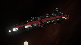 Judicator Class Guided Missile Destroyer GRO Aegis of Sol  Space Engineers Ship Review [upl. by Deryl]