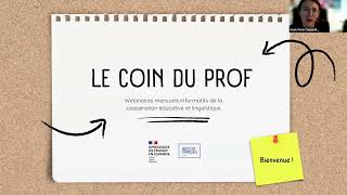 Webinaire quotLe coin du profquot  Campagne LabelFrancEducation 2024 [upl. by Aseek]