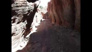 Riding Buckskin Gulch near Kanab Utah [upl. by Naerol867]