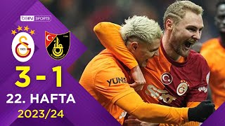 Galatasaray 31 İstanbulspor  22 Hafta  Trendyol Süper Lig 20232024 [upl. by Aven718]