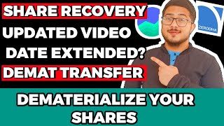 DEMATERIALIZE YOUR PHYSICAL SHARES UPDATED VIDEO  DATE EXTENDED [upl. by Lleda]