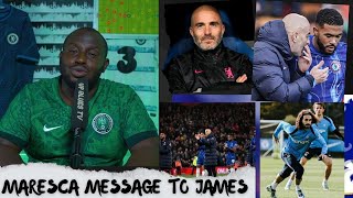 Enzo Maresca Message to Reece James  Chelsea Relocate to 7th  Premier League fixture [upl. by Htirehc382]