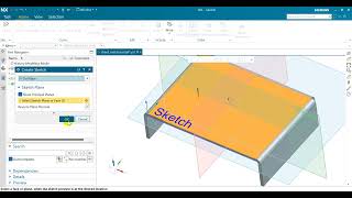 How to use Dimple in NX siemens nxcad sheetmetals mechanicaldesigner mechanicaldesign [upl. by Whitney111]