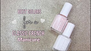 Best Colors For A Classic French Manicure [upl. by Atirma]