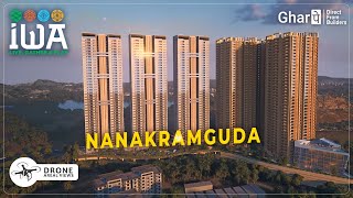 🌆 Explore Srias IWA 📍Nanakramguda Hyderabad  Luxurious Living Spaces  Area Tour 🏡 [upl. by Sara]