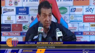 CataniaJuventus Pulvirenti quotE la prima volta che una panchina fa annullare un golquot [upl. by Llednyl544]