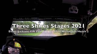 Three Shires Stages rally 2021EvansJacksonVW Polo R5IncarStage 14 [upl. by Atse]