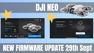 NEW DJI NEO FIRMWARE UPDATE AND TEST FLIGHTS PROBLEMS BEEN FIXED [upl. by Elbas642]