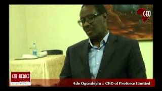 Meet your AfricanCEO  Interview with Ade Ogundeyin CEO  Proforce Ltd [upl. by Kohl]