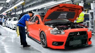 Inside Best Japanese Factory Producing the Mitsubishi Lancer Evolution [upl. by Charo]