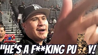 ⚠️CHAOS⚠️ Vergil Ortiz Dad EXPLODES on Team Serhii Bohachuk at weigh ins vergilortiz [upl. by Timofei]