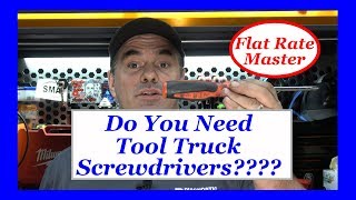 Do You Need Tool Truck Screwdrivers [upl. by Scopp]