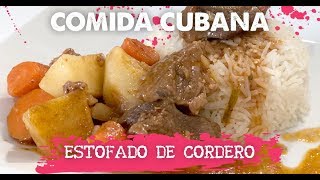 COMIDA CUBANA  Estofado de cordero [upl. by Gamal]