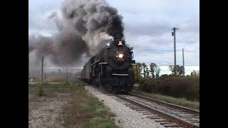 Grayling Steam Special with Pere Marquette 1225 [upl. by Hagen724]