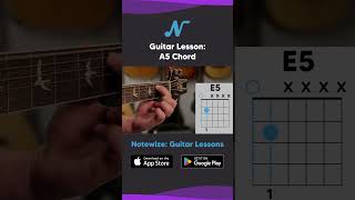 Beginner Acoustic Guitar A5 Power Chord 2 notes Part 2 guitar guitarlesson guitarlessons [upl. by Atteras533]