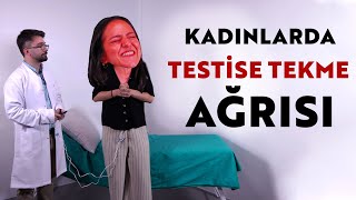 KADINLAR TESTİSE TEKME AĞRISINI DENEDİ [upl. by Dyson308]