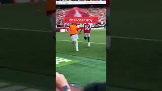 That Declan Rice goal against Manchester United football arsenal AFC [upl. by Devitt380]