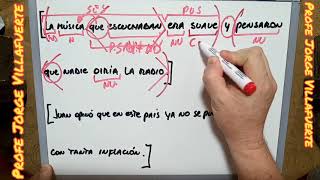 Analisis Sintáctico de Proposiciones Subordinadas Sustantivas y Adjetivas 4° parte Teofila Lamas [upl. by Mira]