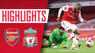 HIGHLIGHTS  Arsenal 21 Liverpool  Premier League  Lacazette Nelson Mane [upl. by Hamilah]