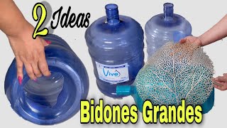 2 Geniales y Útiles Ideas Reutilizando BIDONES de Agua Grande Manualidades para ORGANIZAR [upl. by Alyss]