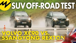 SUV offRoad Test  Volvo XC90 Vs Ssangyong Rexton  Motorvision [upl. by Newmann385]